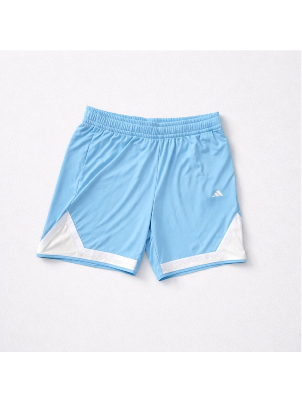 Adidas Men's Pro Block Shorts XL 9 Inseam, Semi Blue